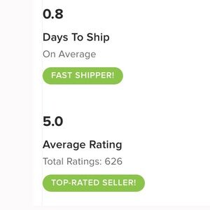 SAME DAY SHIPPING! 5 STAR Seller! Thank you loyal